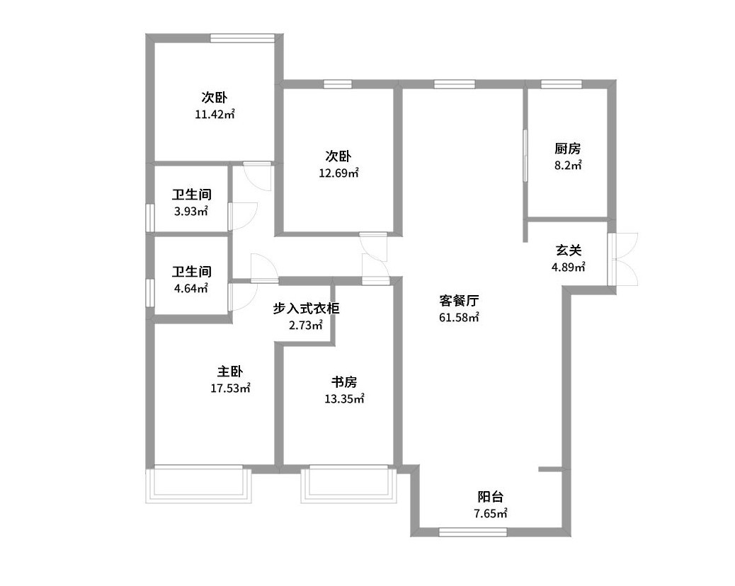 原始结构/平面图