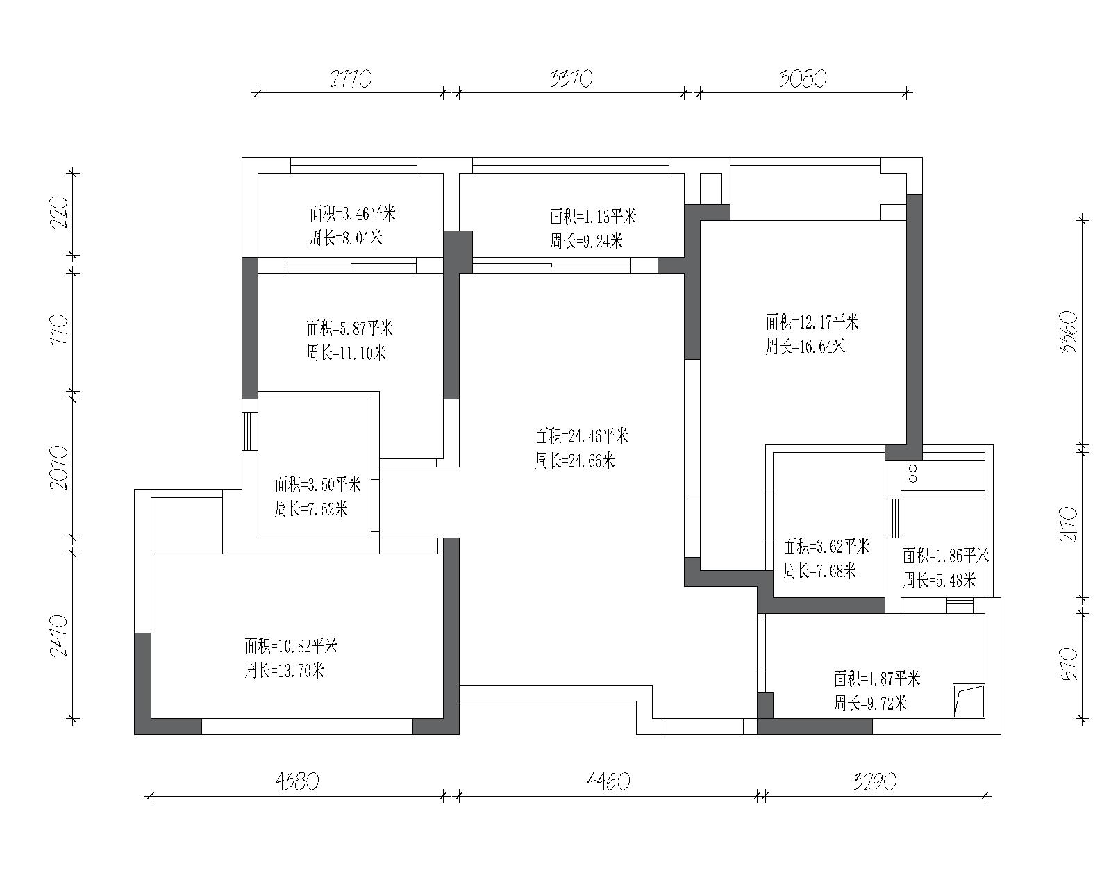 原始结构/平面图