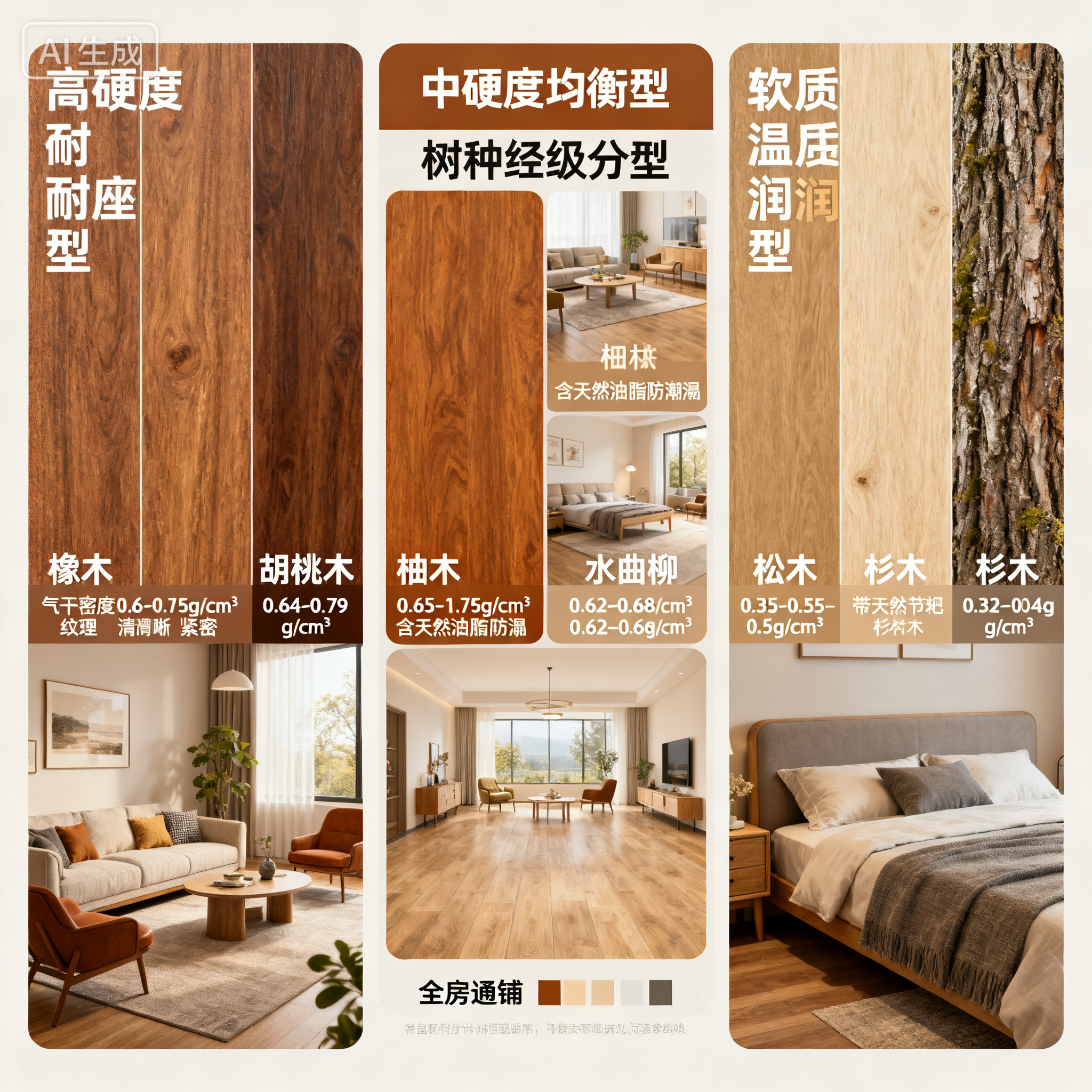 实木地板优劣辨别！树种、工艺与保养全攻略